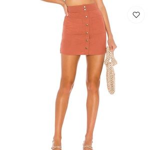 Revolve- Tularosa Jet Skirt in Sienna